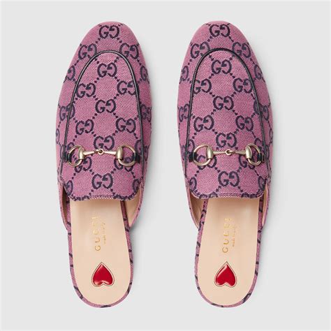 mule gucci rosa|gucci princetown mules on sale.